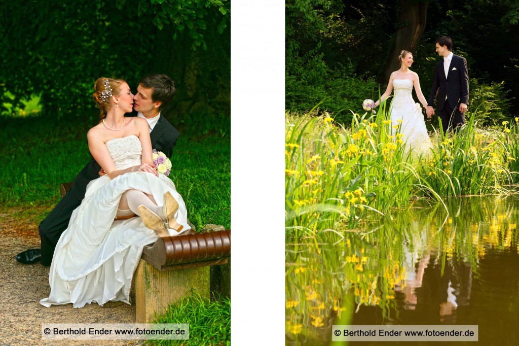 Hochzeitsfotos im Wörlitzer Park: Fotostudio Ender