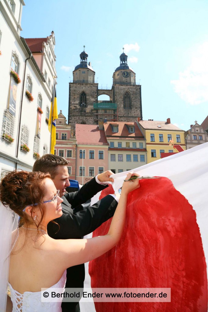 Hochzeitsfotos in  Wittenberg
