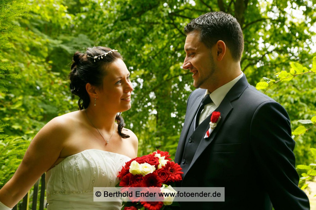 Brautpaarfotos im Wörlitzer Park, Fotostudio Ender