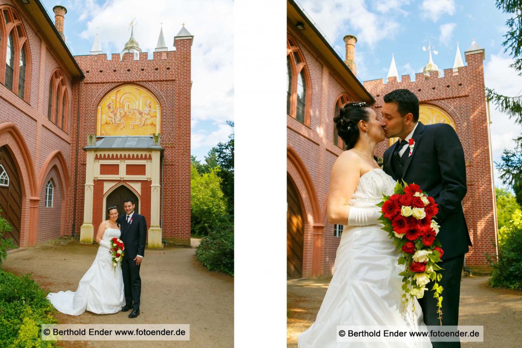 Hochzeitsfotos im Wörlitzer Park, Fotostudio Ender