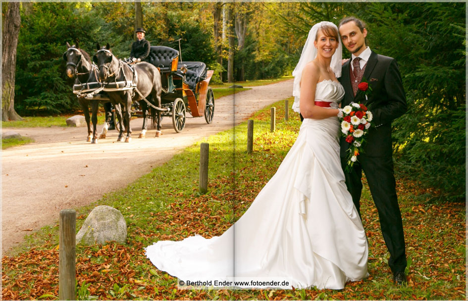 Hochzeitsfotos im Luisium - Echtfotobuch - Fotostudio Ender, Oranienbaum-Wörlitz