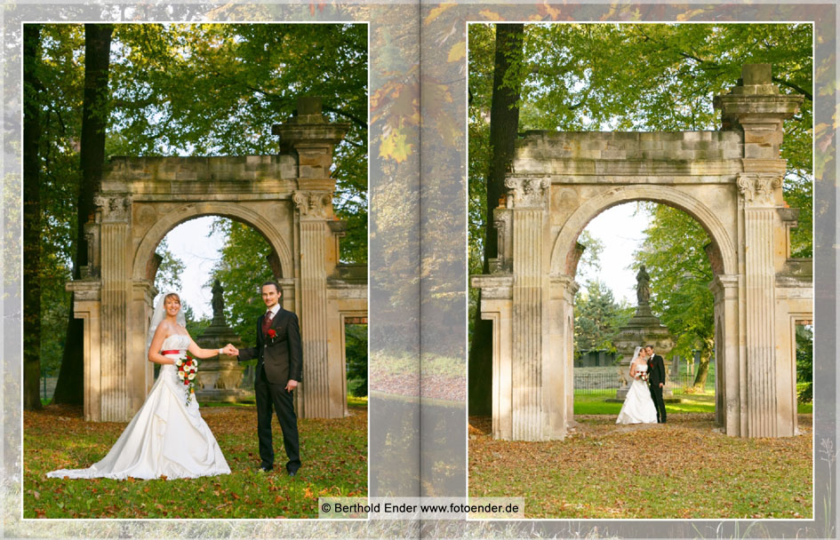 Hochzeitsfotos im Luisium - Echtfotobuch - Fotostudio Ender, Oranienbaum-Wörlitz