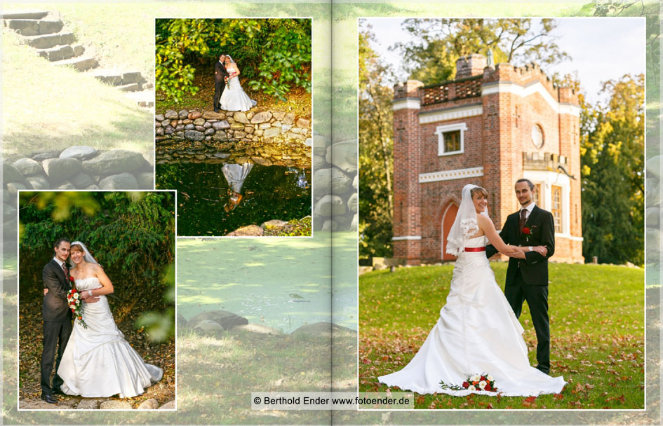 Hochzeitsfotos im Luisium - Echtfotobuch - Fotostudio Ender, Oranienbaum-Wörlitz