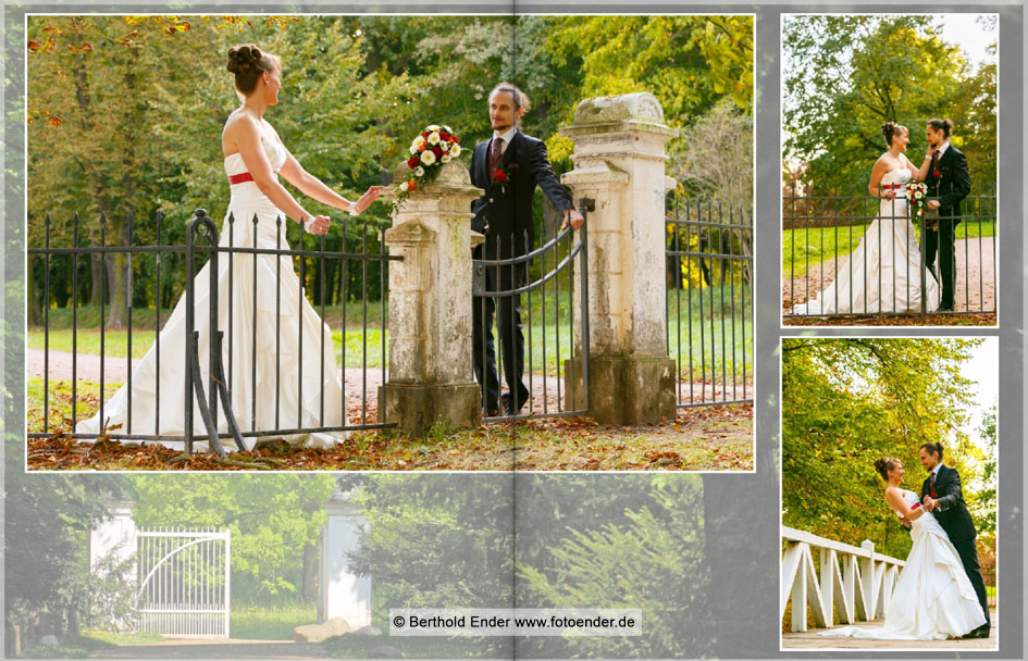 Hochzeitsfotos im Luisium - Echtfotobuch - Fotostudio Ender, Oranienbaum-Wörlitz