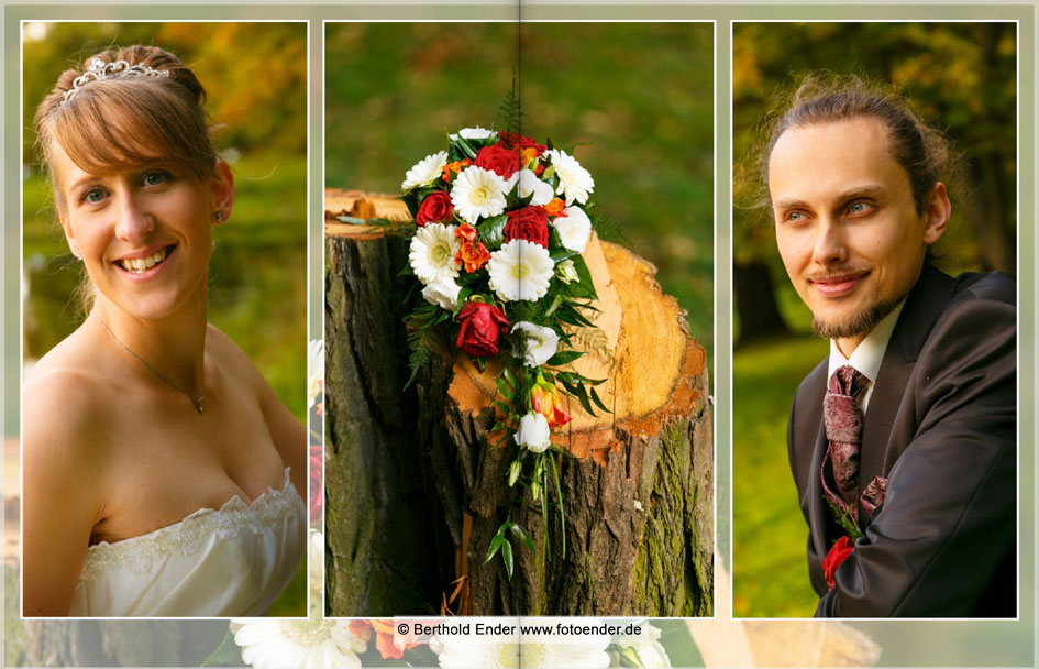 Hochzeitsfotos im Luisium - Echtfotobuch - Fotostudio Ender, Oranienbaum-Wörlitz