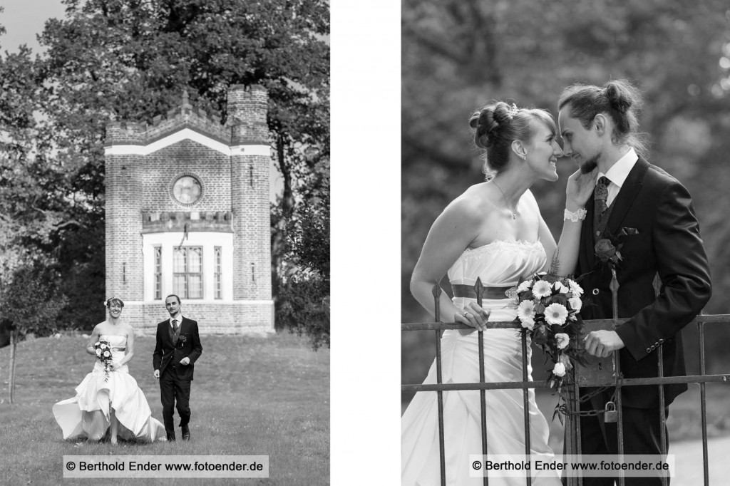 Hochzeitsfotos im Luisium bei Dessau-Roßlau: Fotostudio Ender