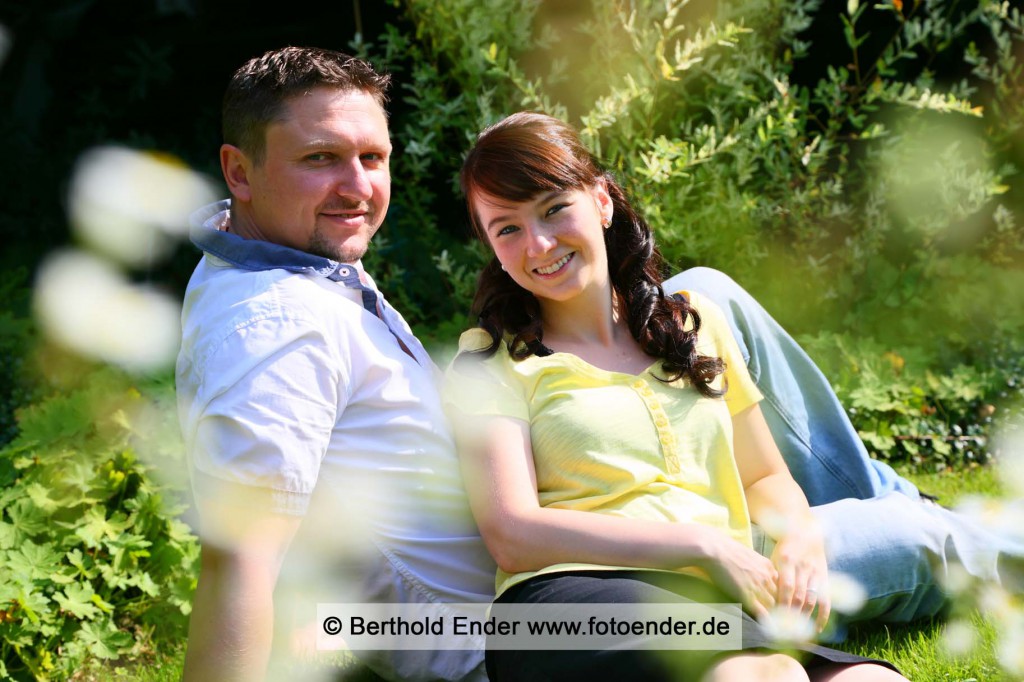 Fotoshooting im Garten von Foto-Ender in Oranienbaum