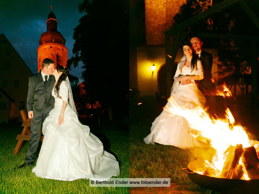 Hochzeitsfeier auf der Wasserburg in Gommern