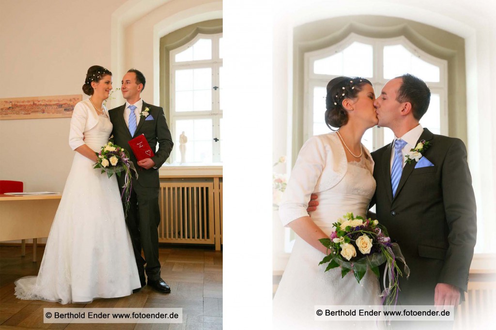 Hochzeitsfotos in der  Altstadt von Lutherstadt Wittenberg: Fotostudio Ender