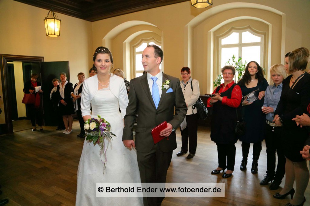 Hochzeitsfotos in der  Altstadt von Lutherstadt Wittenberg: Fotostudio Ender