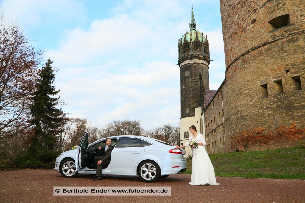 Brautpaar-Fotoshooting in Wittenberg: Fotostudio Ender