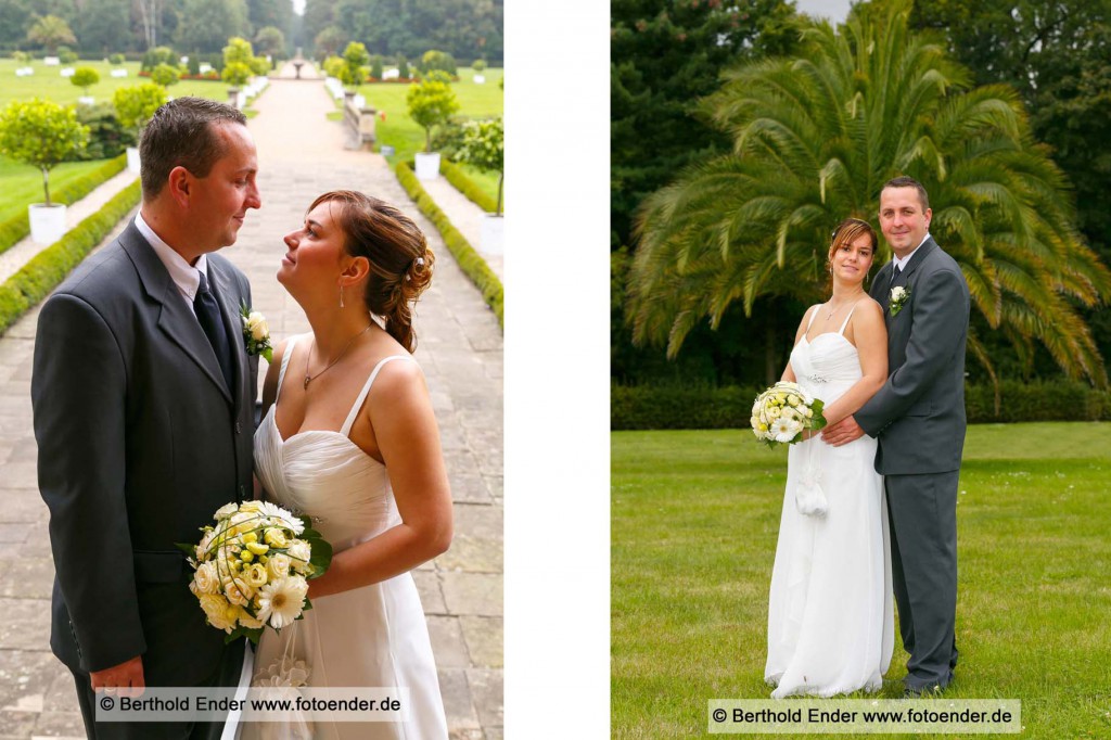 Hochzeitsbilder im Barockpark Oranienbaum: Fotostudio Ender