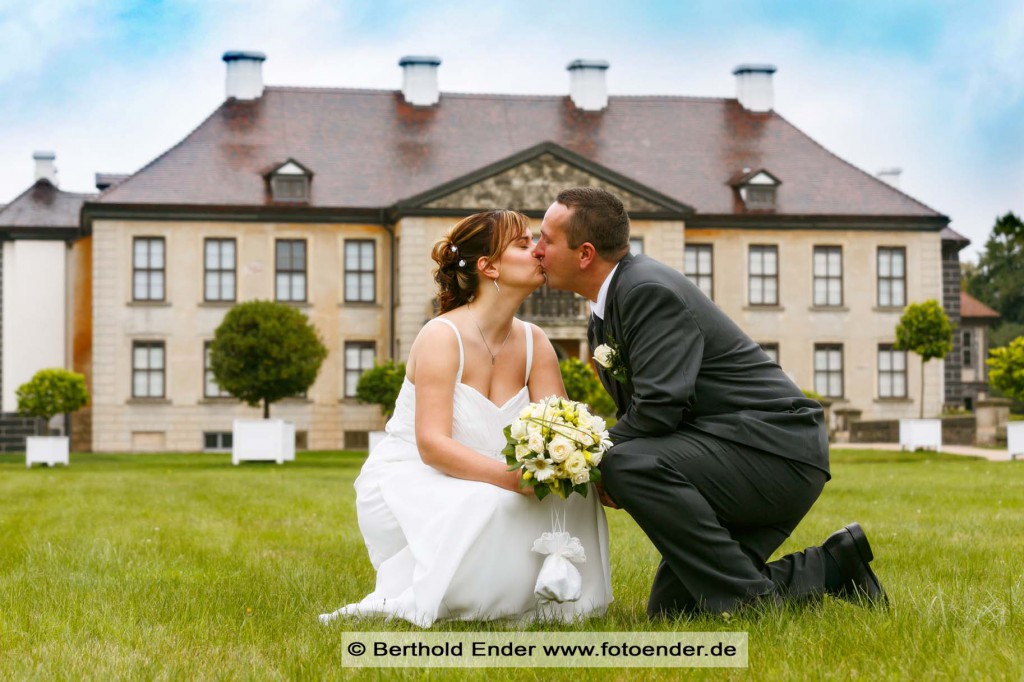 Hochzeitsbilder im Barockpark Oranienbaum: Fotostudio Ender