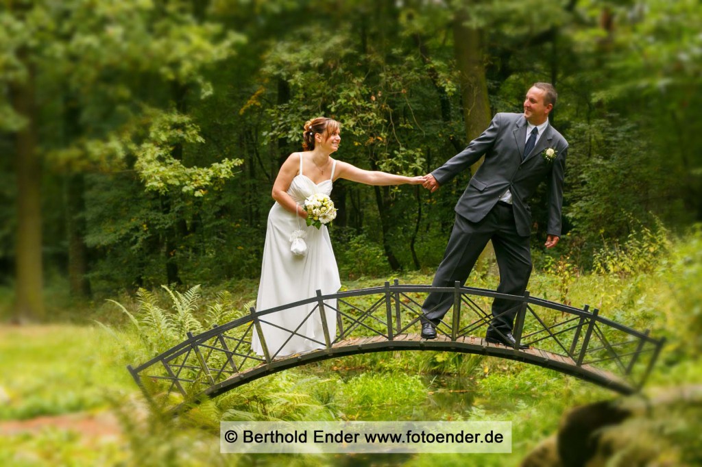 Hochzeitsbilder im Barockpark Oranienbaum: Fotostudio Ender