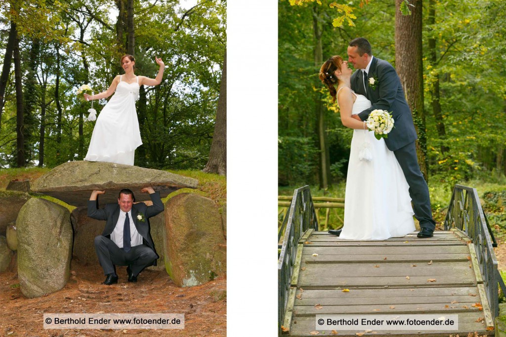 Hochzeitsbilder im Barockpark Oranienbaum: Fotostudio Ender