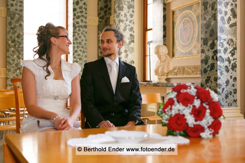 Heiraten im Luisium- Fotostudio Ender