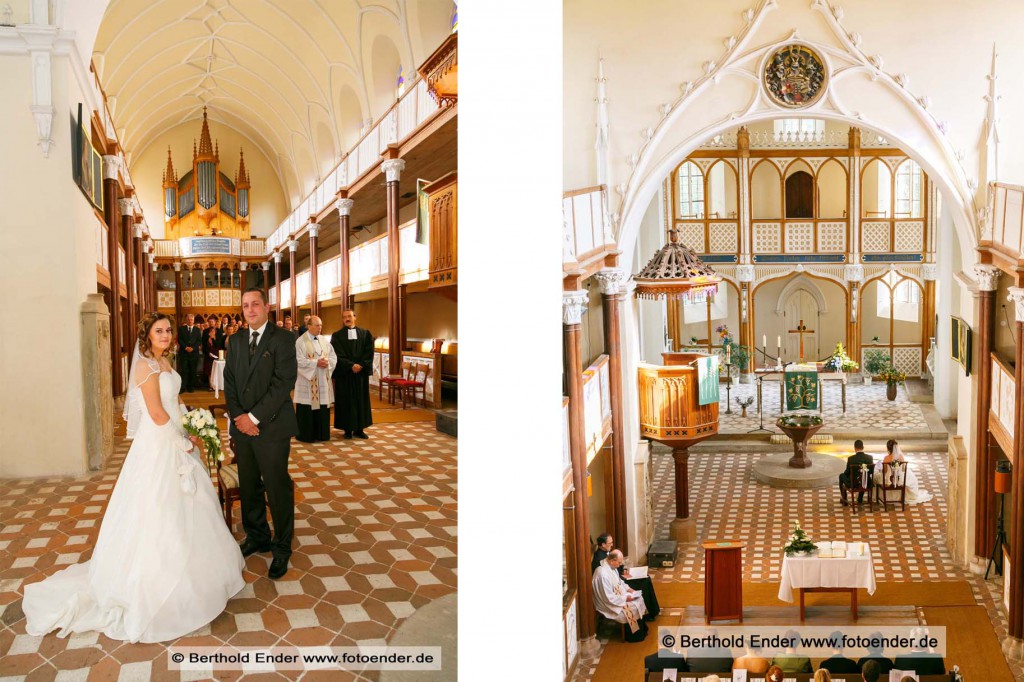 Kirchliche Trauung in Wörlitz: Fotostudio Ender