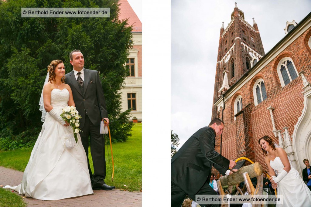 Kirchliche Trauung in Wörlitz: Fotostudio Ender