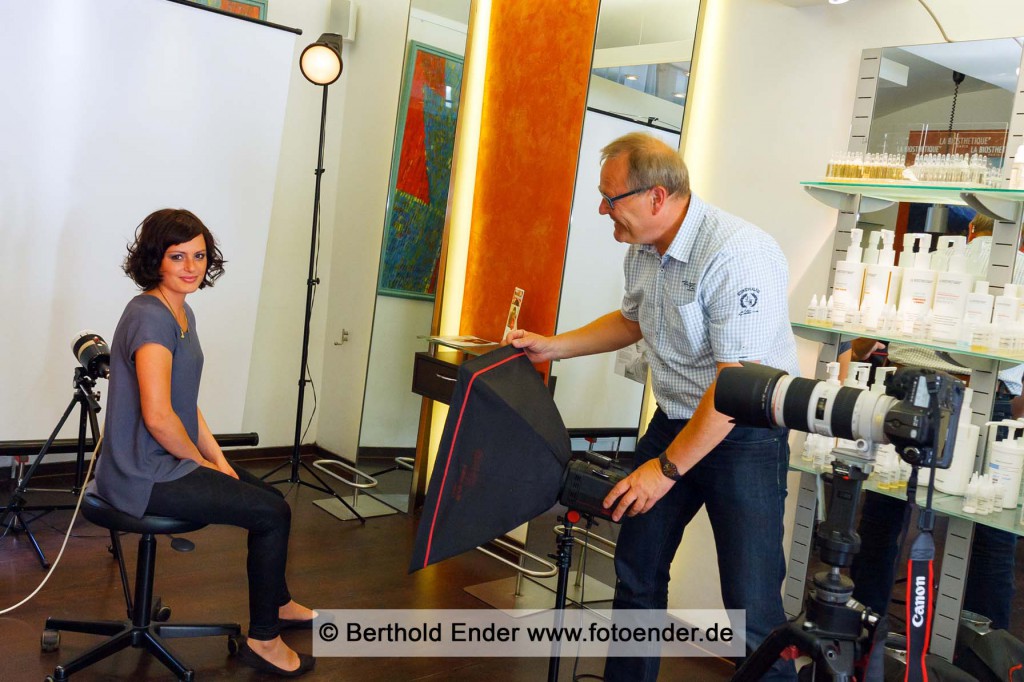 Teamfotos mit mobilem Fotostudio - Berthold Ender