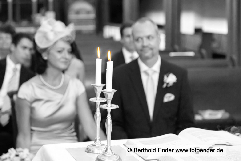 Silberhochzeit in der Kirche zu Wörlitz mit Brautpaar Shooting