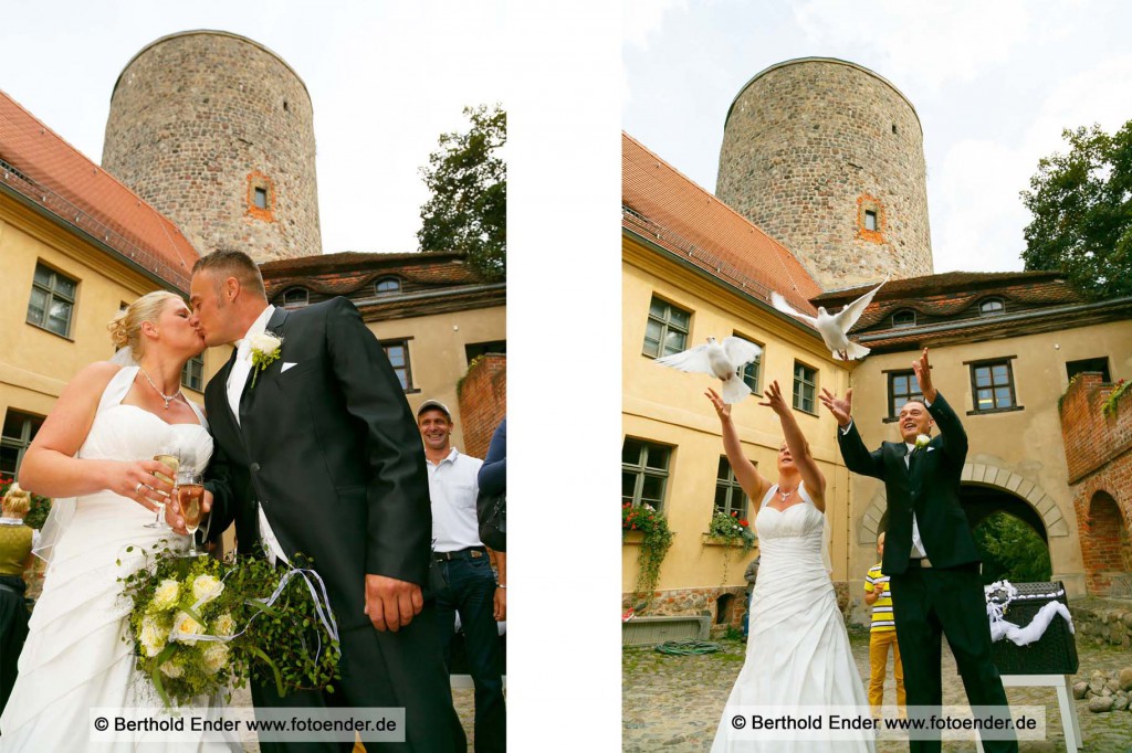 Heiraten auf Burg Rabenstein im Fläming - Fotostudio Ender Oranienbaum-Wörlitz