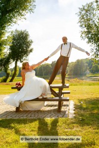 Brautpaar Shooting an der Elbe bei Coswig