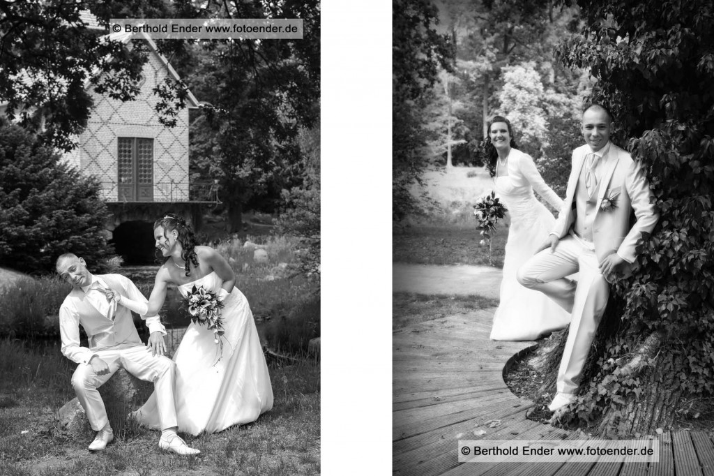 Brautpaarfotos im Barockpark Oranienbaum