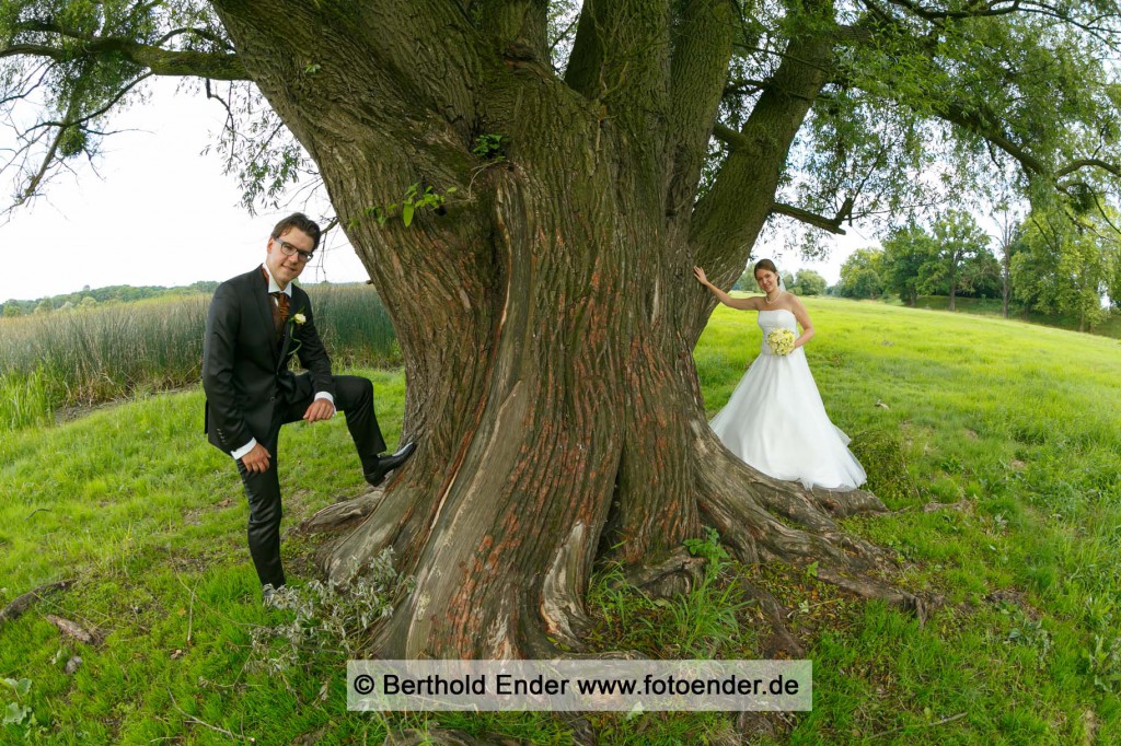 Brautpaar Shooting an der Luisenklippe in Wörlitz