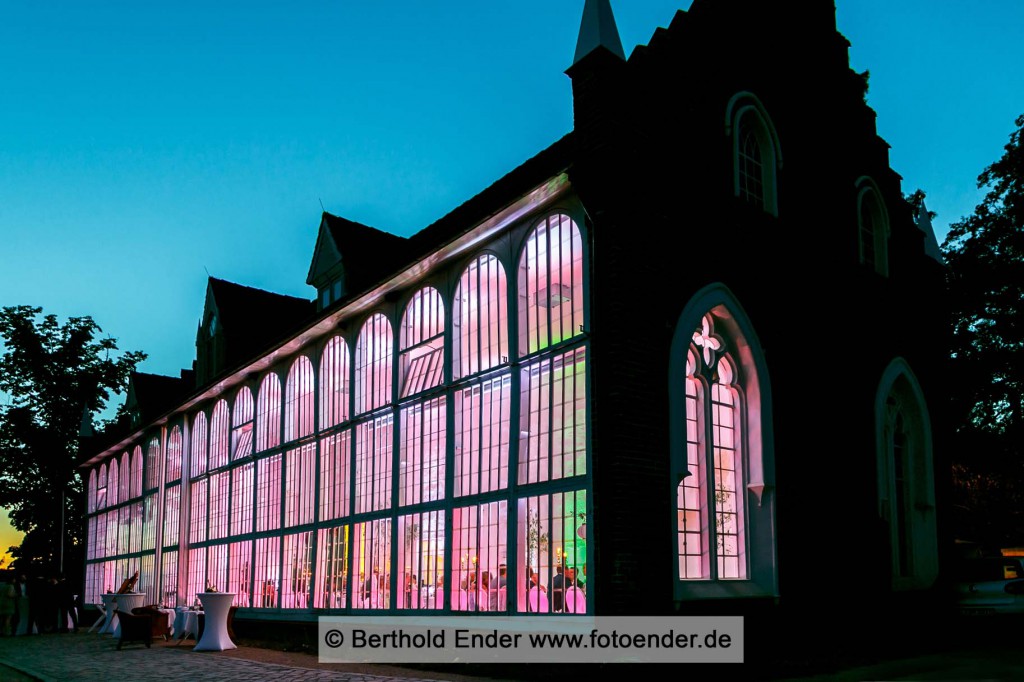 Hochzeitsfeier im Palmenhaus in Wörlitz