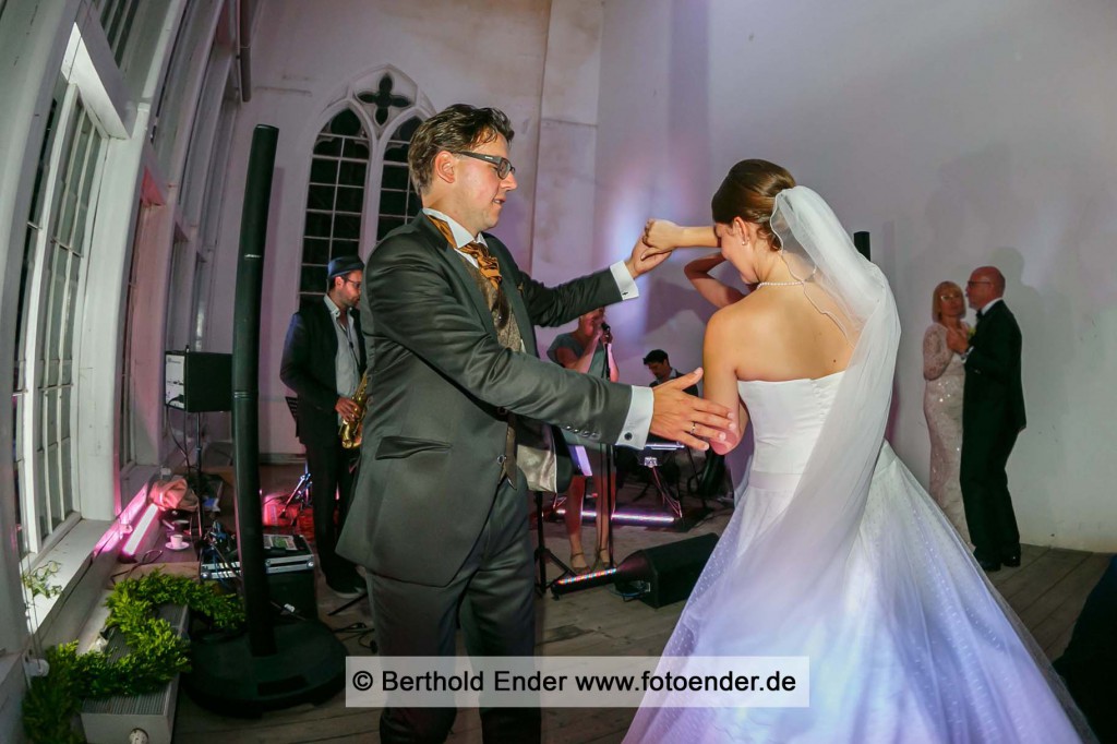 Hochzeitsfeier im Palmenhaus in Wörlitz