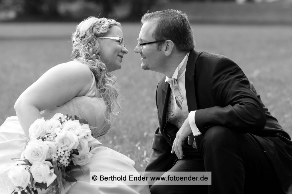 Brautpaar  im Wörlitzer Park