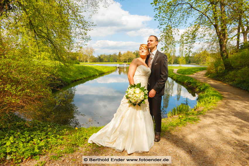 Brautpaarfotos im Wörlitzer Park