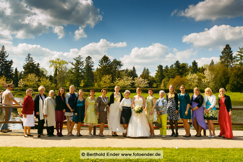 Brautpaarfotos im Wörlitzer Park