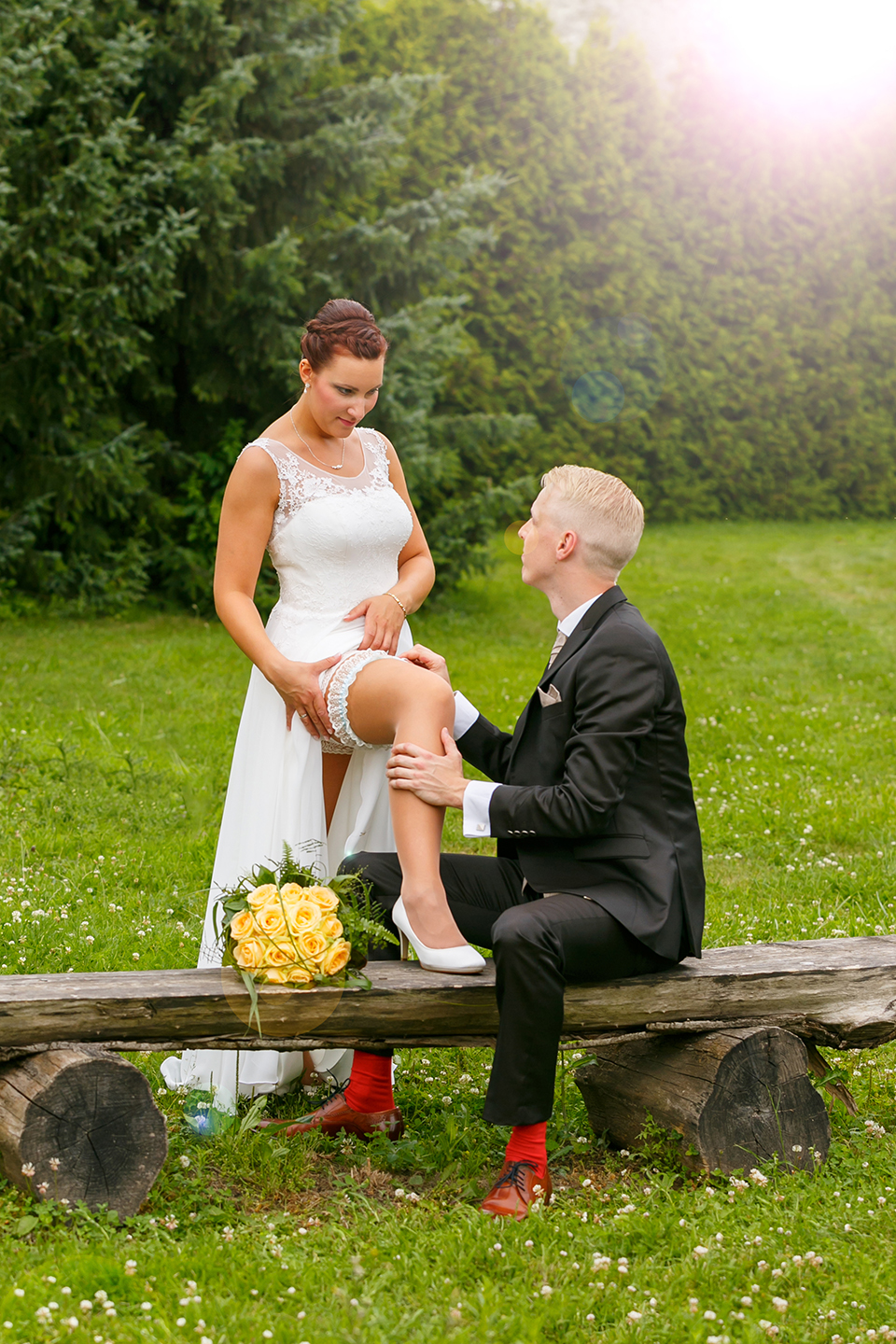 Hochzeitsfotos im Country Park-Hotel Brehna - Fotostudio Ender