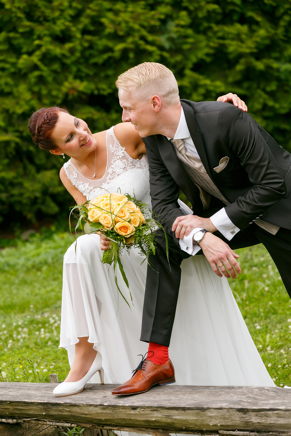 Hochzeitsfotos im Country Park-Hotel Brehna - Fotostudio Ender