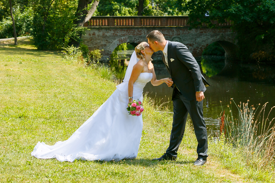 Hochzeitsfotos im Schlosspark Köthen - Fotostudio-Ender