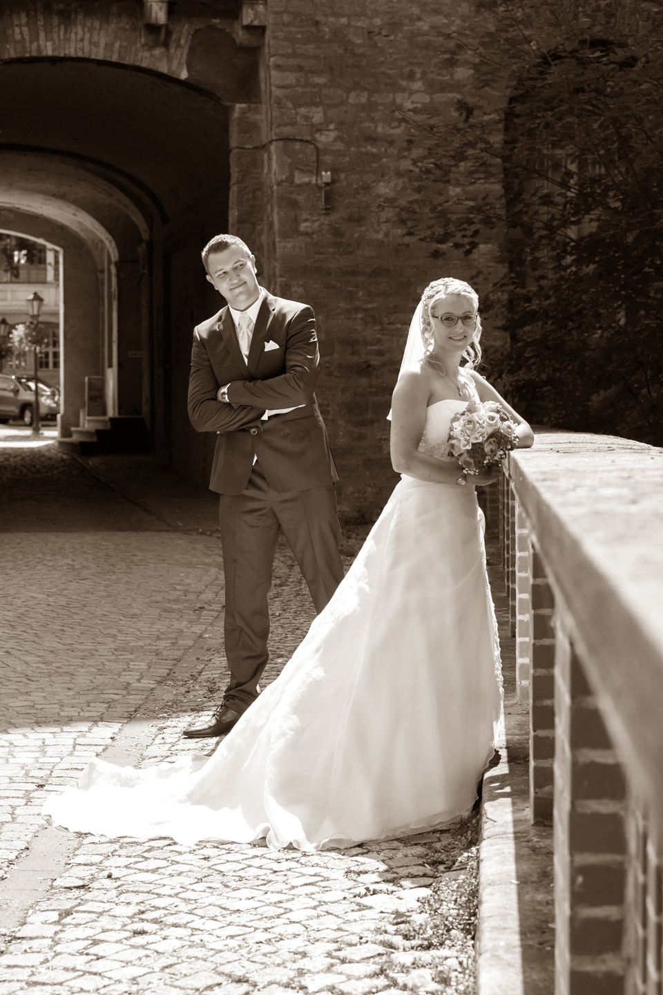 Hochzeitsfotos im Schlosspark Köthen - Fotostudio-Ender