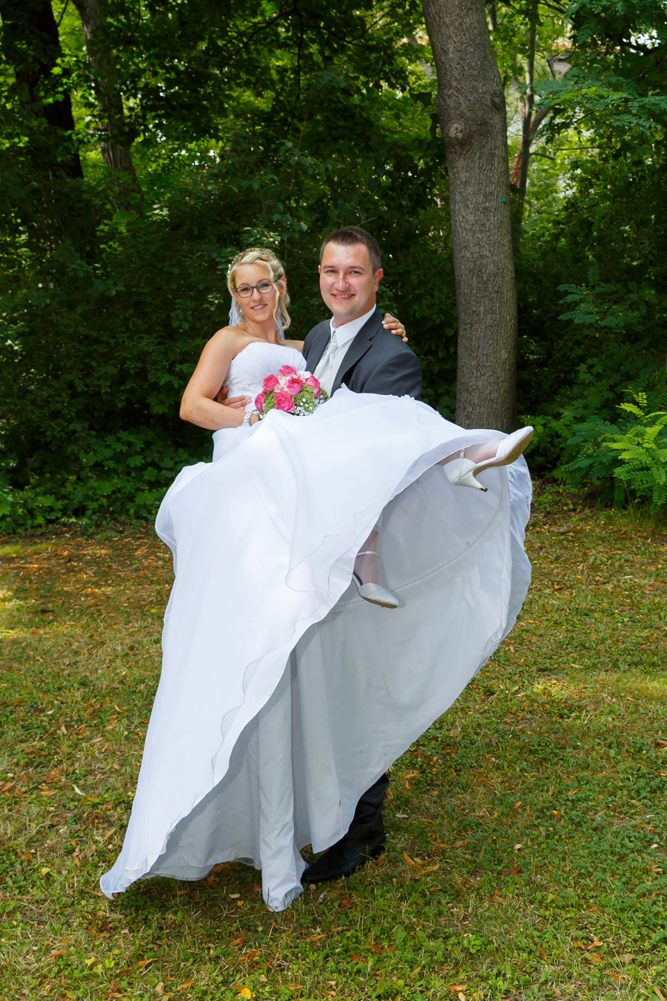 Hochzeitsfotos im Schlosspark Köthen - Fotostudio-Ender