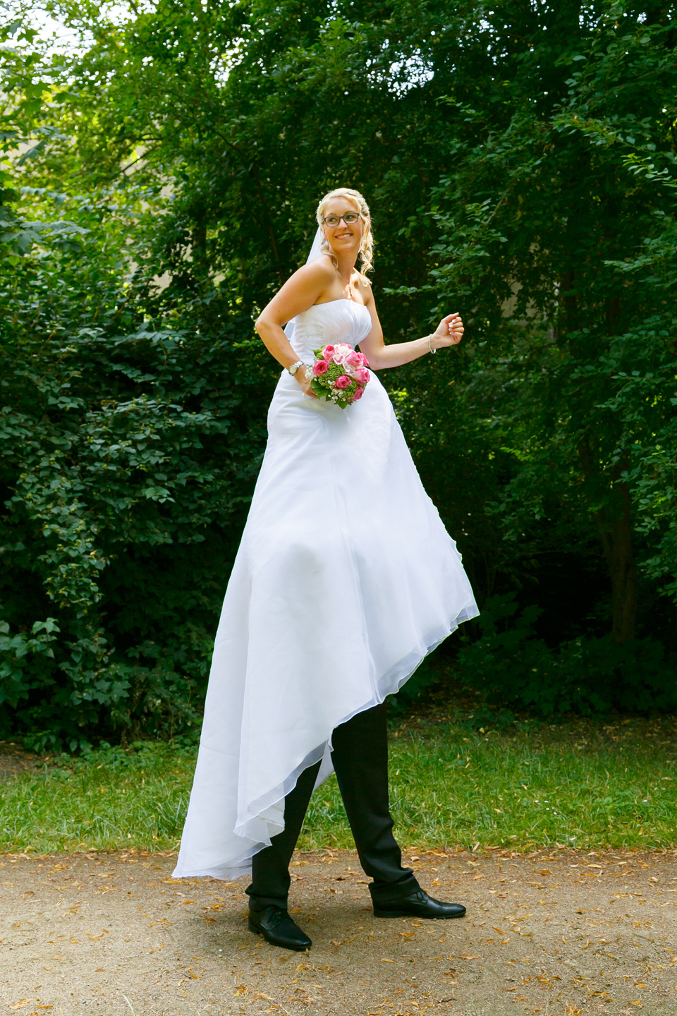 Hochzeitsfotos im Schlosspark Köthen - Fotostudio-Ender