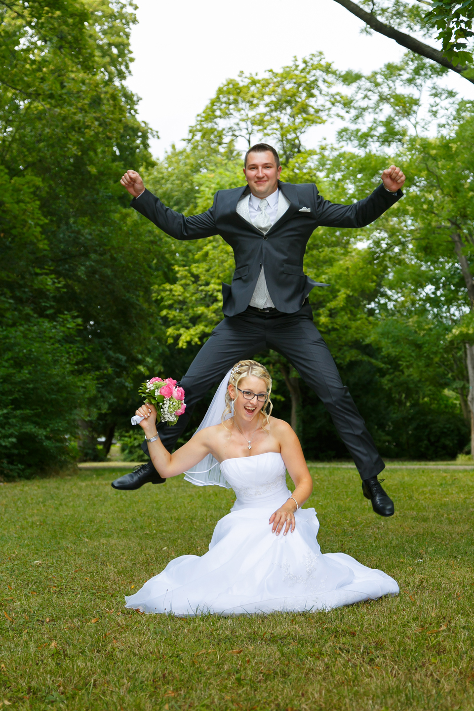 Hochzeitsfotos im Schlosspark Köthen - Fotostudio-Ender