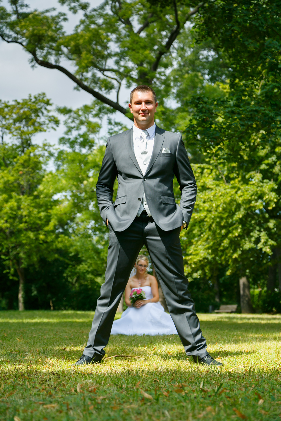 Hochzeitsfotos im Schlosspark Köthen - Fotostudio-Ender