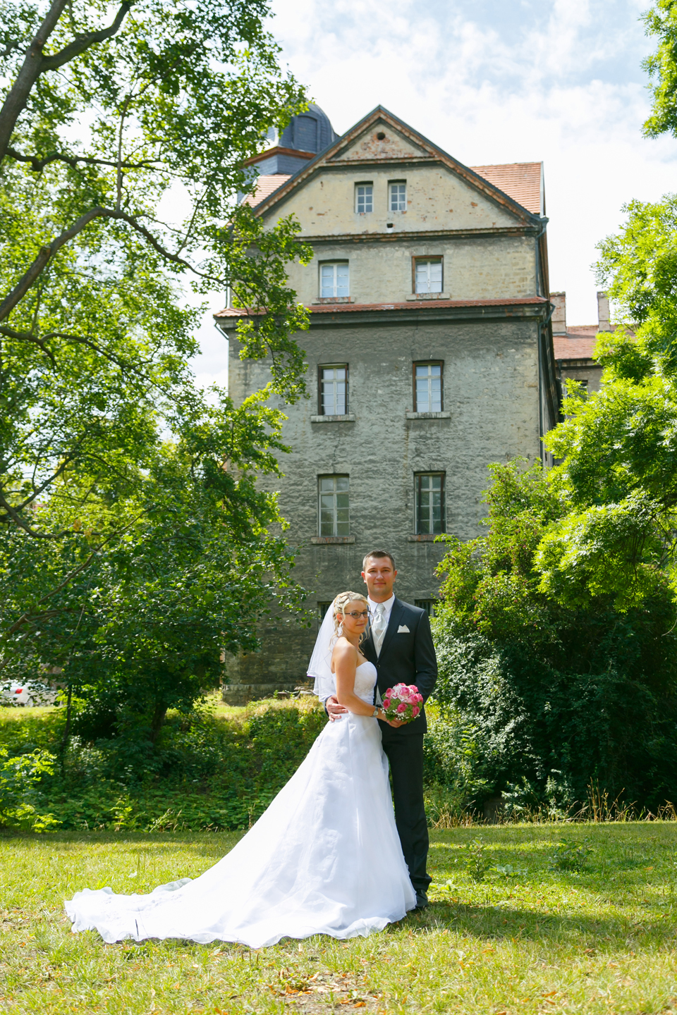 Hochzeitsfotos im Schlosspark Köthen - Fotostudio-Ender