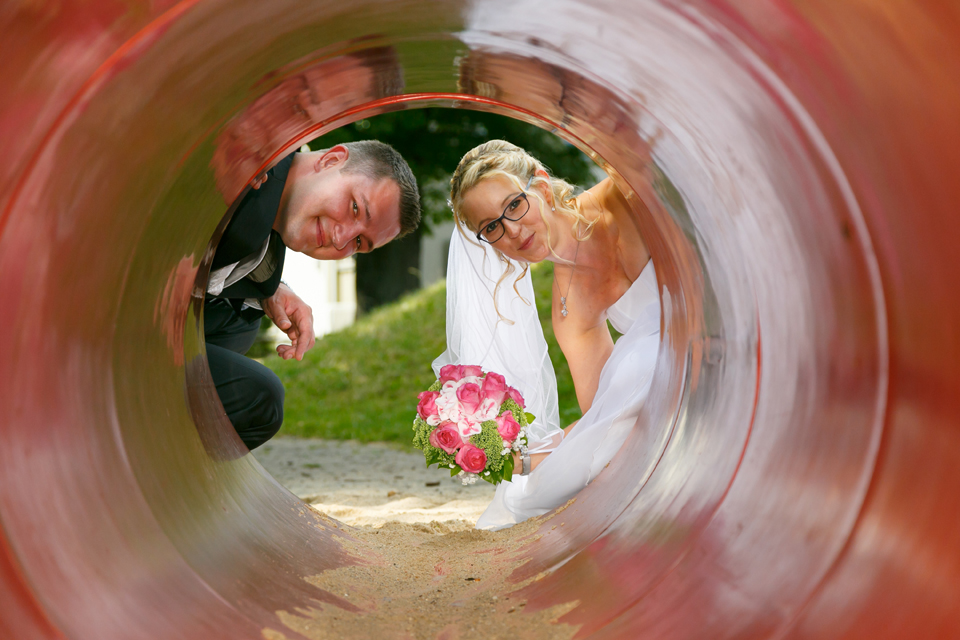 Hochzeitsfotos im Schlosspark Köthen - Fotostudio-Ender