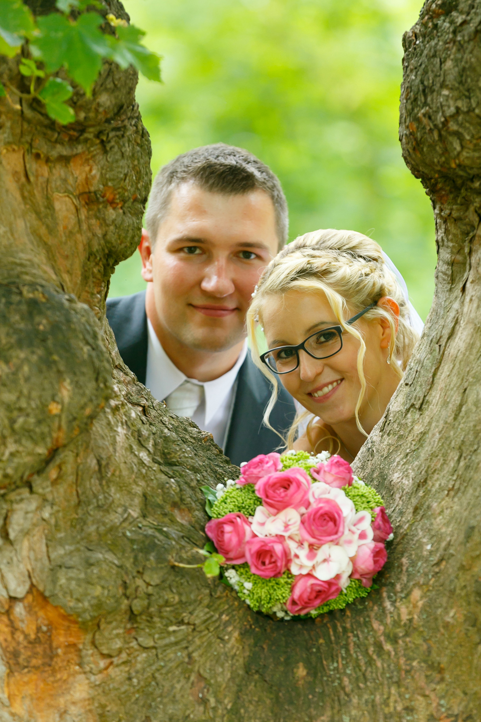 Hochzeitsfotos im Schlosspark Köthen - Fotostudio-Ender