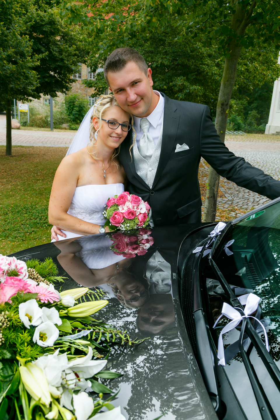 Hochzeitsfotos im Schlosspark Köthen - Fotostudio-Ender