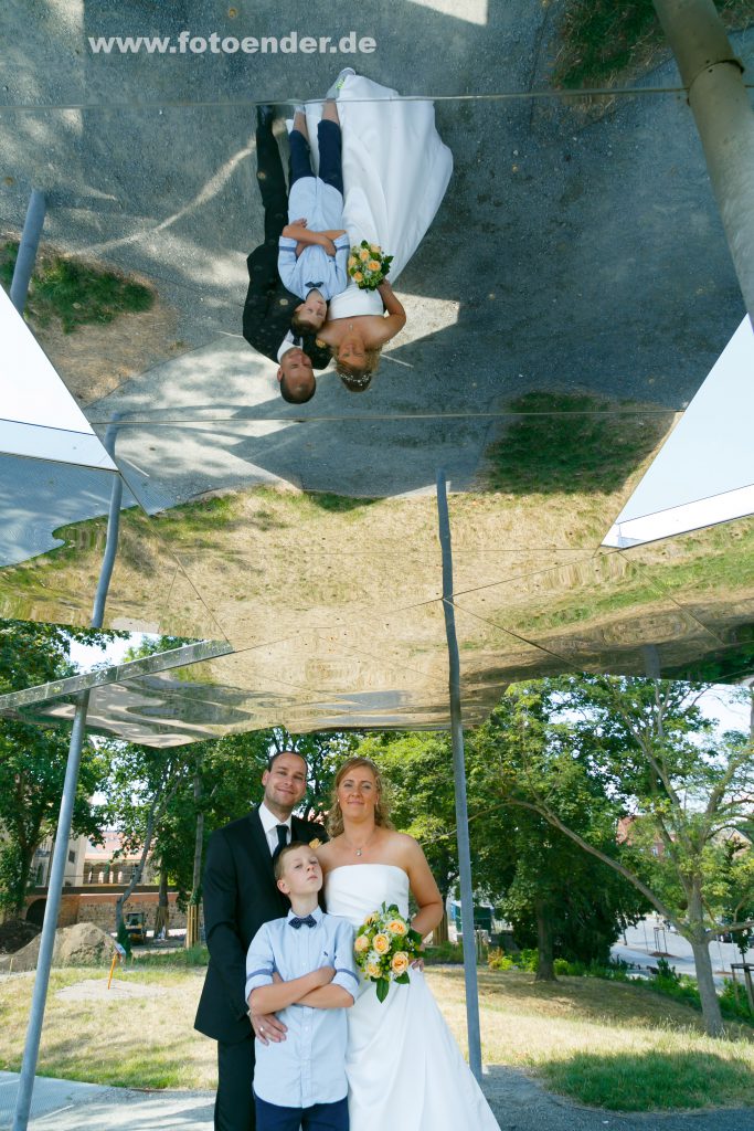 Hochzeitsfotos auf dem Bunkerberg