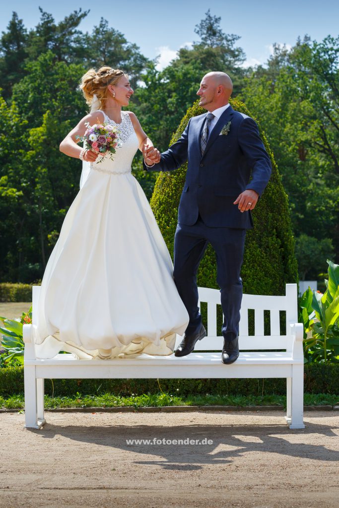 Hochzeitsfotos im Park Oranienbaum