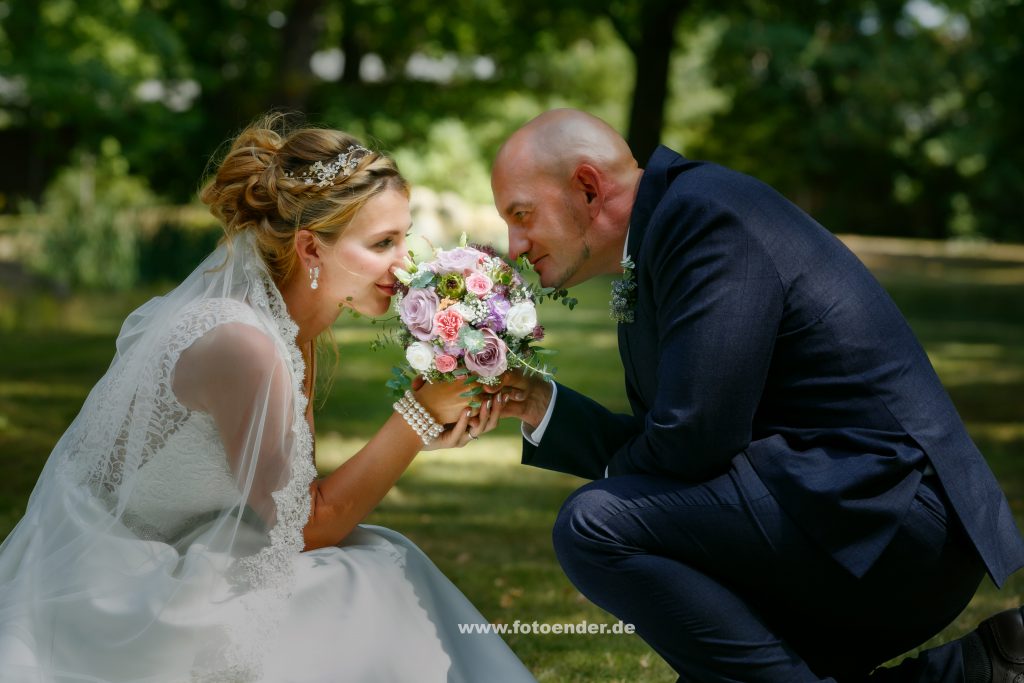 Hochzeitsfotos im Park Oranienbaum