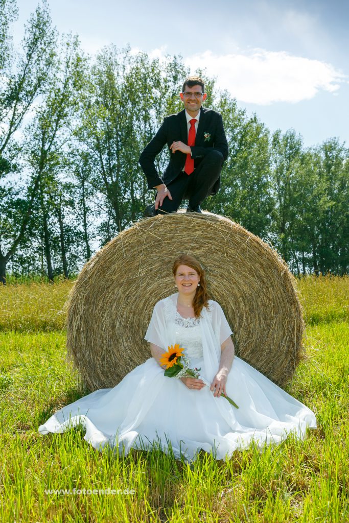 Brautpaar im Kornfeld bei Köthen