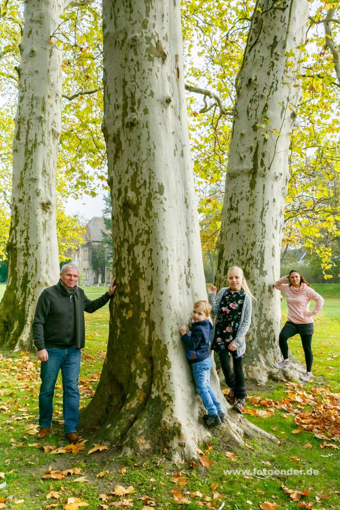 Familienfotos im Wörlitzer Park